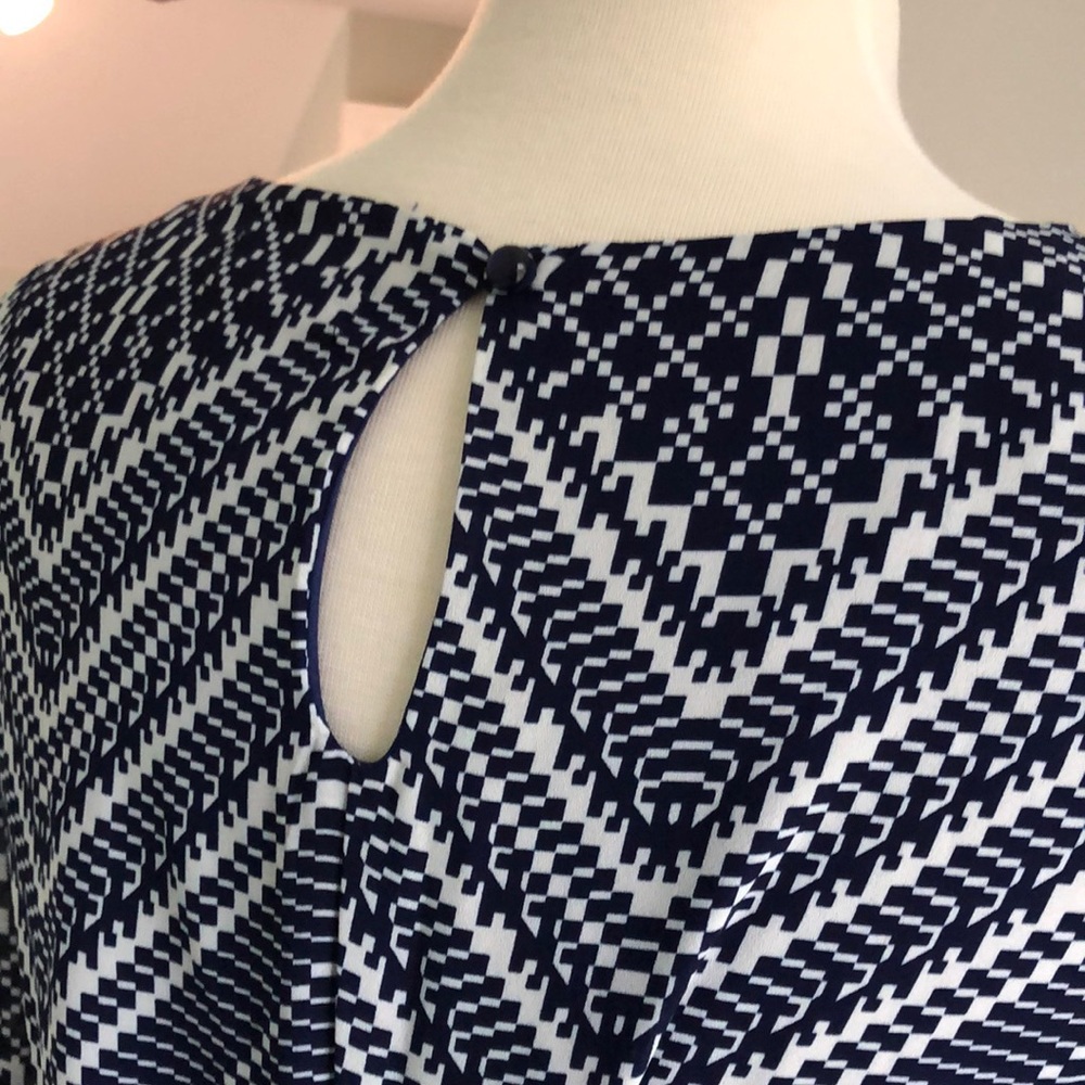 Cold Shoulder Patterned Dress - image 4